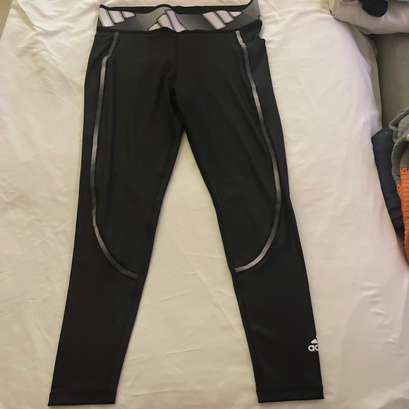 🏃♀️ Elite Adidas Performance Training Leggings L 🏃♀️ - Picture 2 of 6
